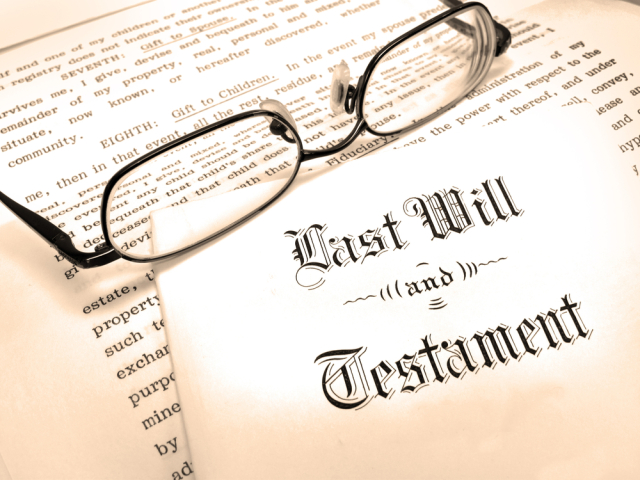 Last will and testament