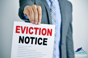 An eviction notice