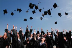 A group of graduating students